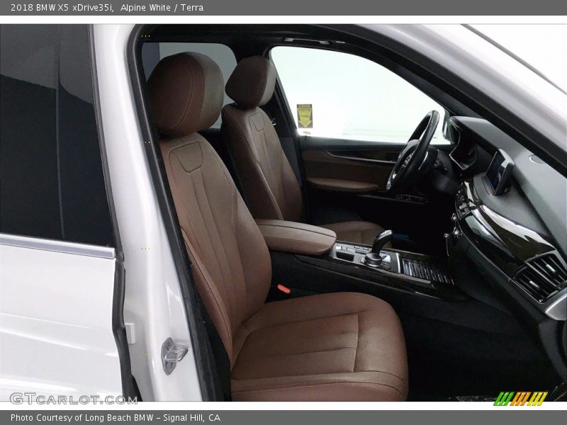 Alpine White / Terra 2018 BMW X5 xDrive35i