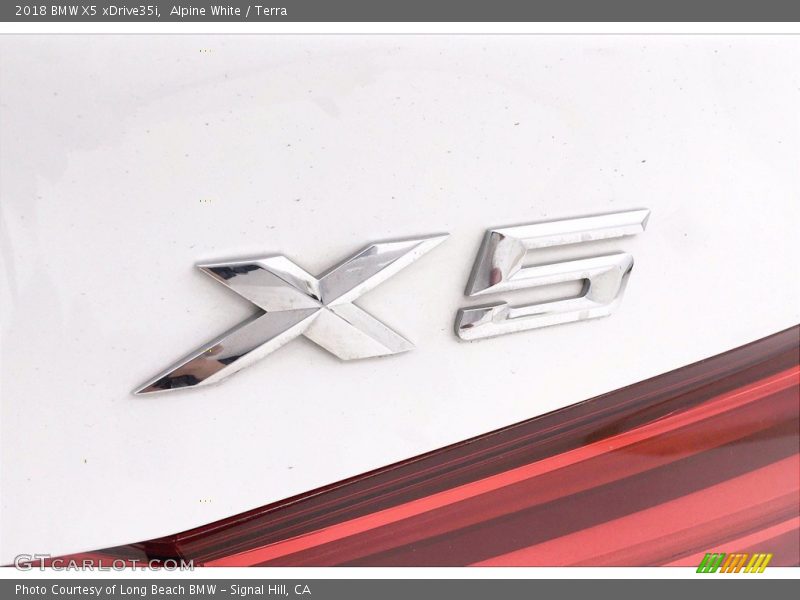 Alpine White / Terra 2018 BMW X5 xDrive35i