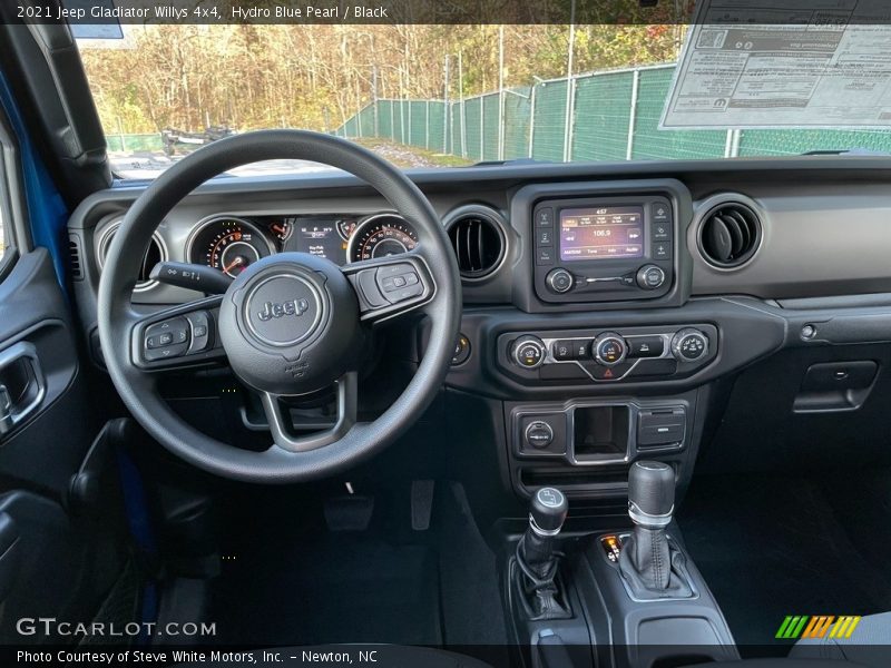 Hydro Blue Pearl / Black 2021 Jeep Gladiator Willys 4x4