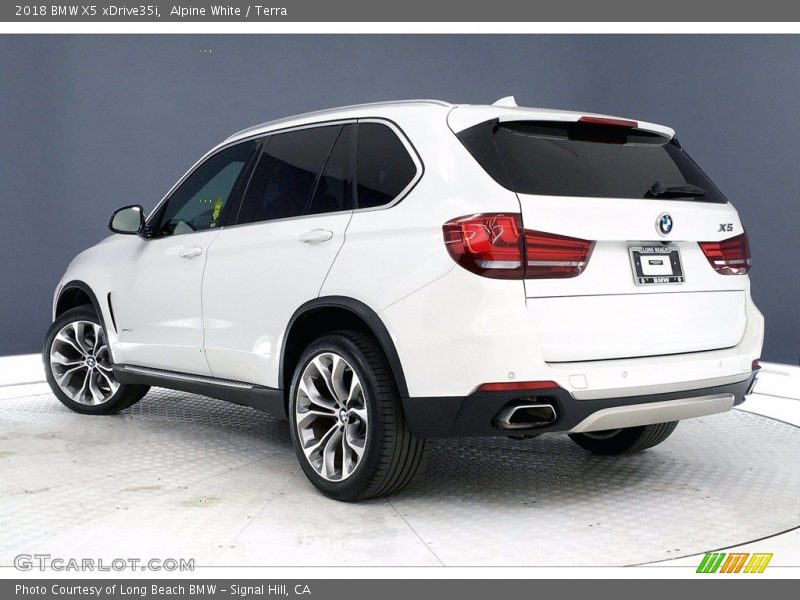 Alpine White / Terra 2018 BMW X5 xDrive35i