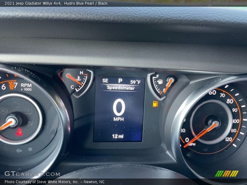 Hydro Blue Pearl / Black 2021 Jeep Gladiator Willys 4x4