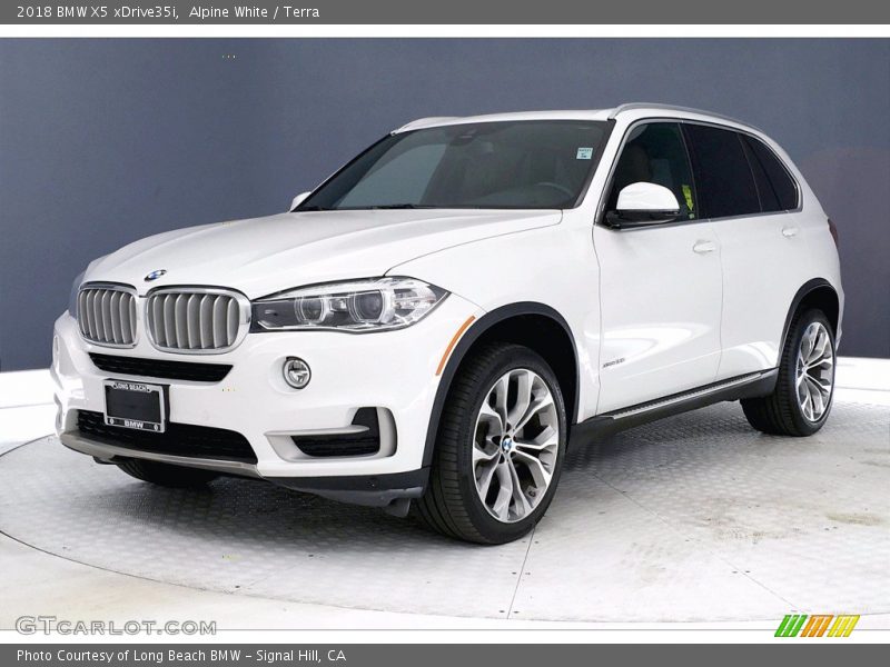 Alpine White / Terra 2018 BMW X5 xDrive35i