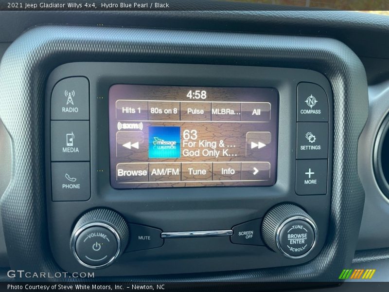 Hydro Blue Pearl / Black 2021 Jeep Gladiator Willys 4x4