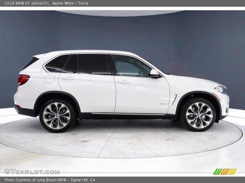 Alpine White / Terra 2018 BMW X5 xDrive35i