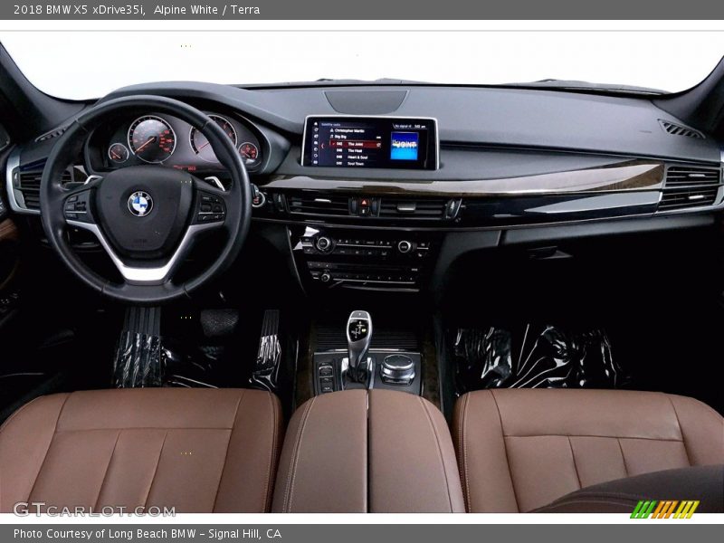 Alpine White / Terra 2018 BMW X5 xDrive35i