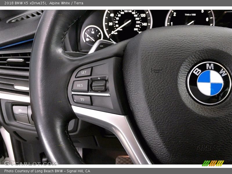 Alpine White / Terra 2018 BMW X5 xDrive35i