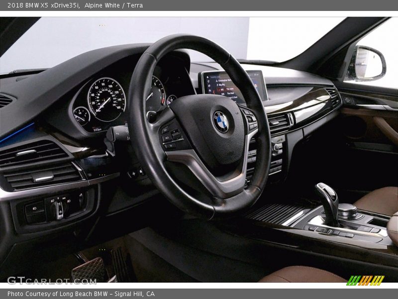 Alpine White / Terra 2018 BMW X5 xDrive35i
