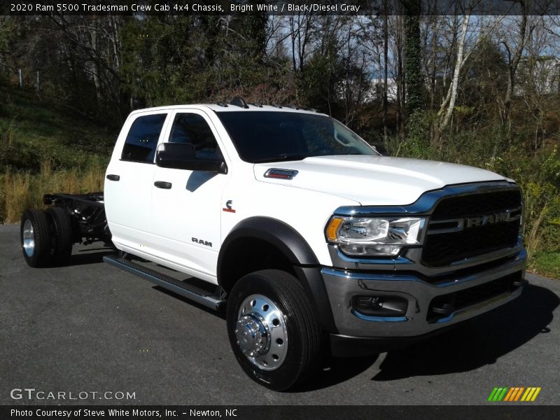 Bright White / Black/Diesel Gray 2020 Ram 5500 Tradesman Crew Cab 4x4 Chassis