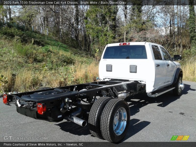 Bright White / Black/Diesel Gray 2020 Ram 5500 Tradesman Crew Cab 4x4 Chassis