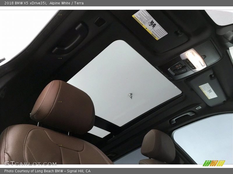 Alpine White / Terra 2018 BMW X5 xDrive35i