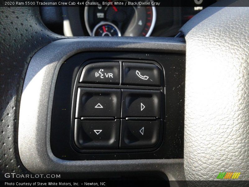 Bright White / Black/Diesel Gray 2020 Ram 5500 Tradesman Crew Cab 4x4 Chassis