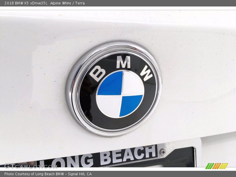 Alpine White / Terra 2018 BMW X5 xDrive35i