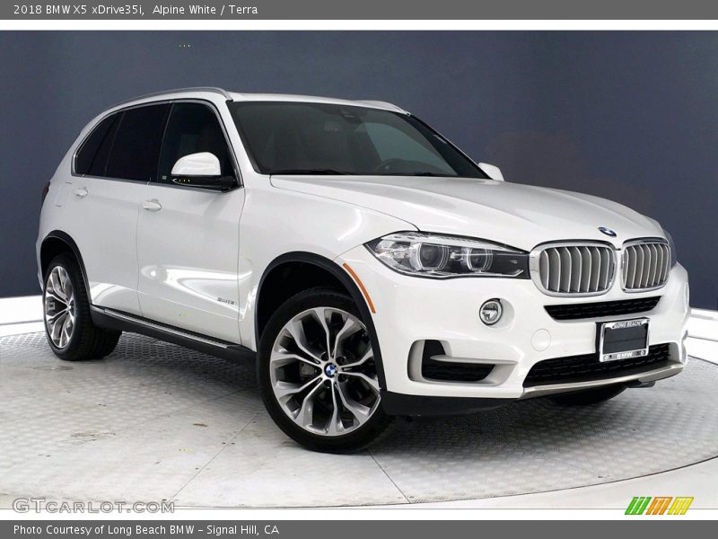 Alpine White / Terra 2018 BMW X5 xDrive35i