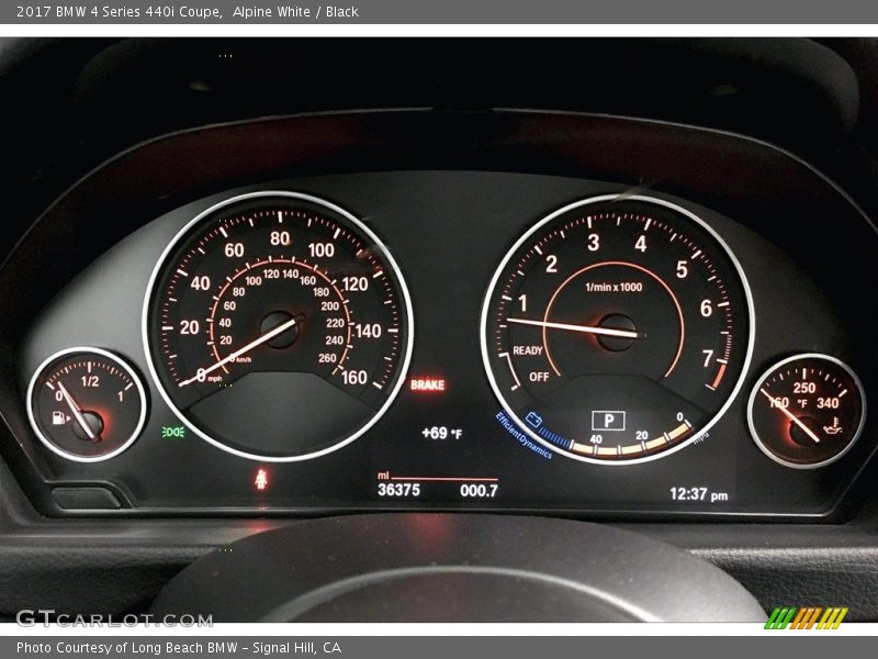  2017 4 Series 440i Coupe 440i Coupe Gauges