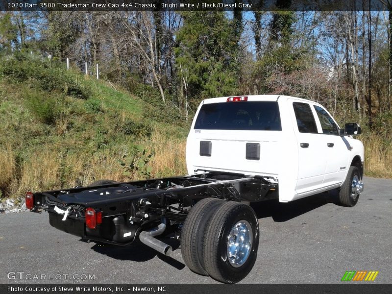Bright White / Black/Diesel Gray 2020 Ram 3500 Tradesman Crew Cab 4x4 Chassis