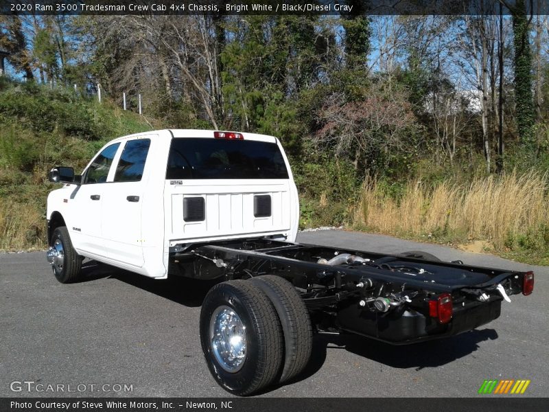 Bright White / Black/Diesel Gray 2020 Ram 3500 Tradesman Crew Cab 4x4 Chassis