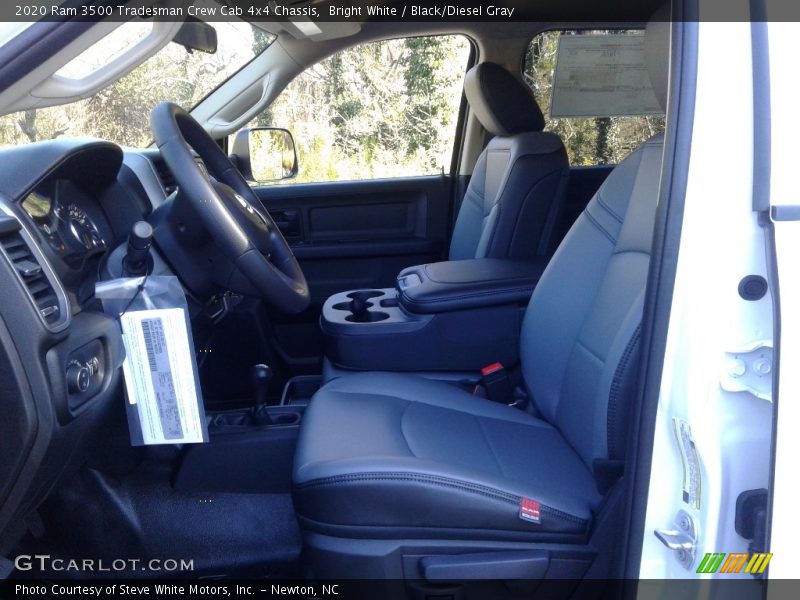 Bright White / Black/Diesel Gray 2020 Ram 3500 Tradesman Crew Cab 4x4 Chassis