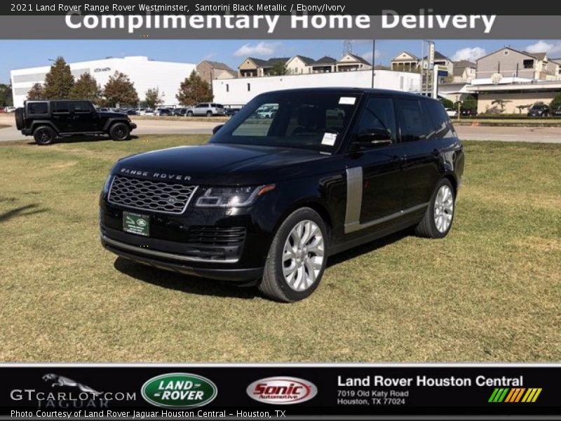 Santorini Black Metallic / Ebony/Ivory 2021 Land Rover Range Rover Westminster