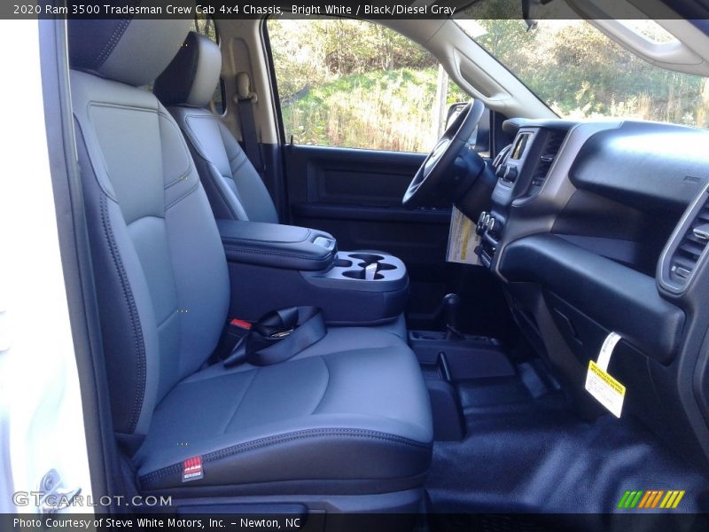 Bright White / Black/Diesel Gray 2020 Ram 3500 Tradesman Crew Cab 4x4 Chassis