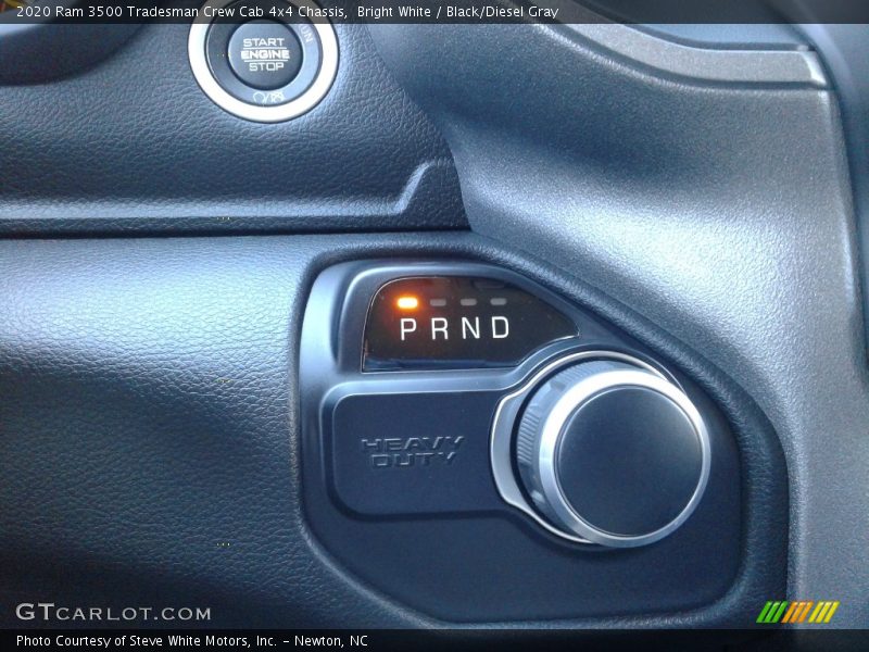 Bright White / Black/Diesel Gray 2020 Ram 3500 Tradesman Crew Cab 4x4 Chassis