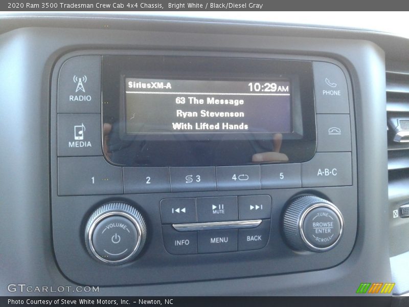 Bright White / Black/Diesel Gray 2020 Ram 3500 Tradesman Crew Cab 4x4 Chassis
