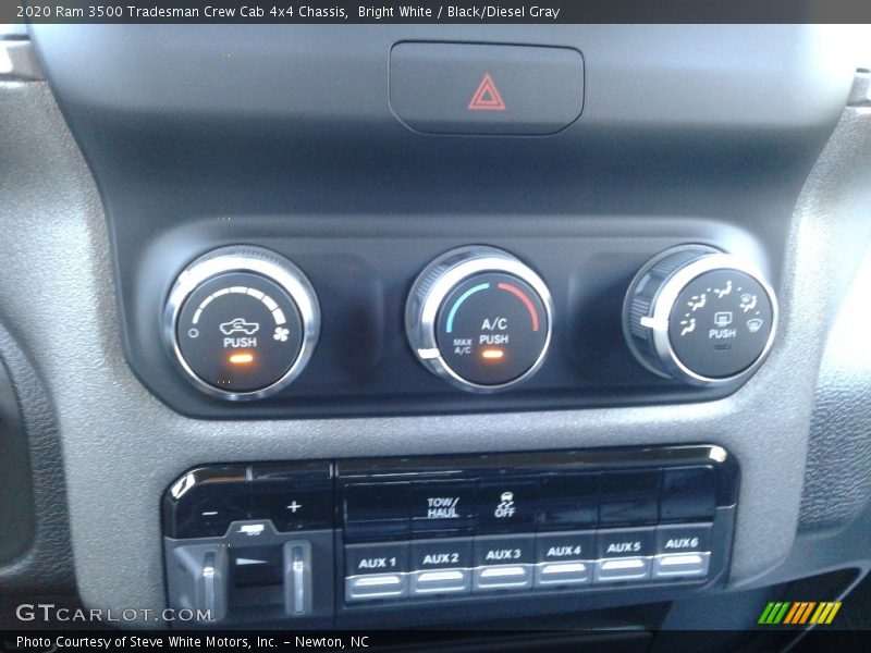 Bright White / Black/Diesel Gray 2020 Ram 3500 Tradesman Crew Cab 4x4 Chassis