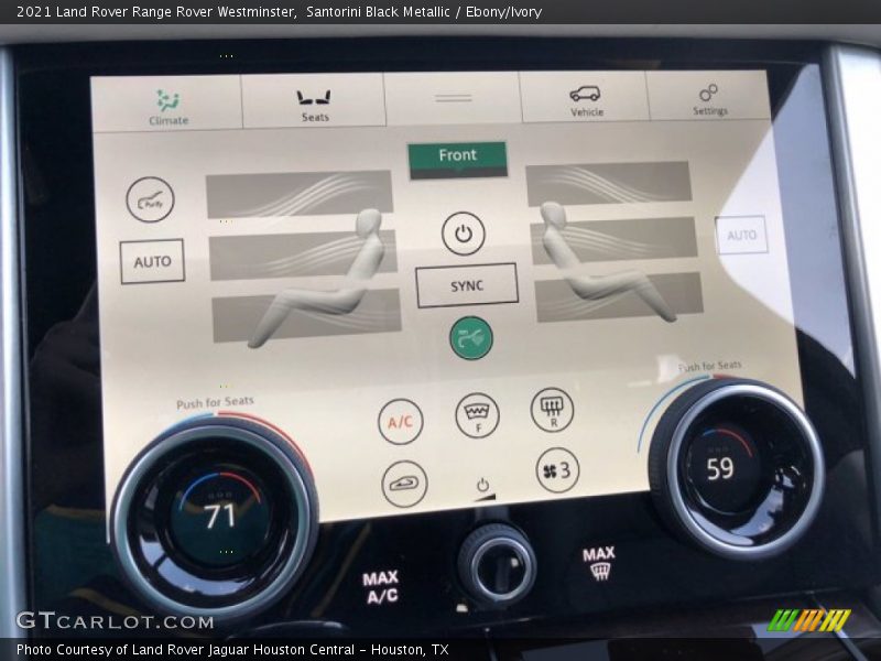 Santorini Black Metallic / Ebony/Ivory 2021 Land Rover Range Rover Westminster