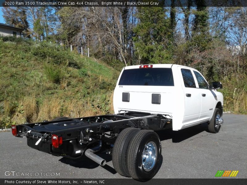 Bright White / Black/Diesel Gray 2020 Ram 3500 Tradesman Crew Cab 4x4 Chassis