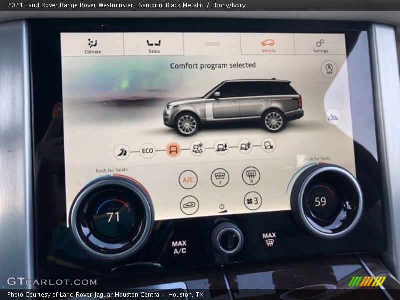 Santorini Black Metallic / Ebony/Ivory 2021 Land Rover Range Rover Westminster