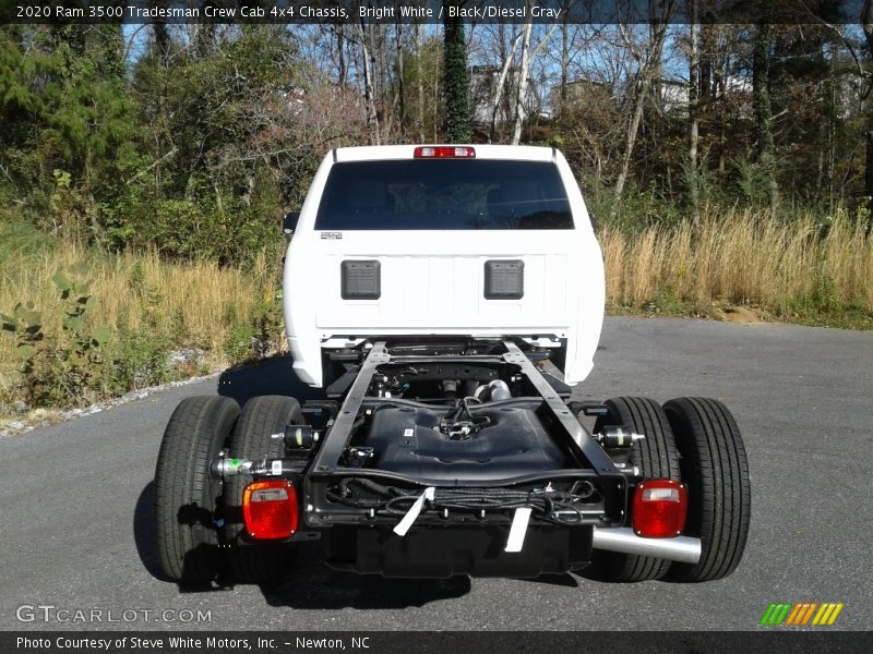 Bright White / Black/Diesel Gray 2020 Ram 3500 Tradesman Crew Cab 4x4 Chassis
