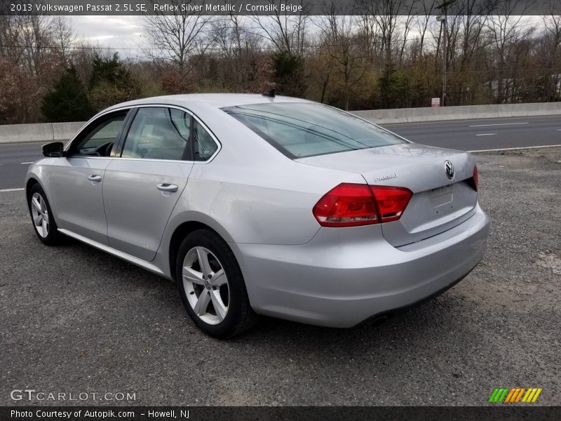 Reflex Silver Metallic / Cornsilk Beige 2013 Volkswagen Passat 2.5L SE