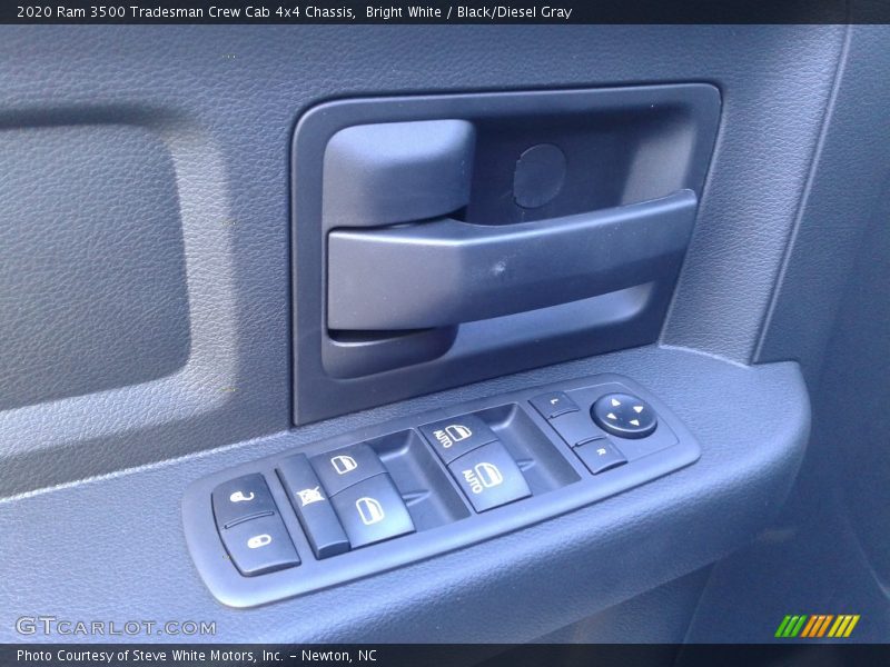 Bright White / Black/Diesel Gray 2020 Ram 3500 Tradesman Crew Cab 4x4 Chassis
