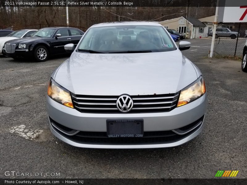 Reflex Silver Metallic / Cornsilk Beige 2013 Volkswagen Passat 2.5L SE