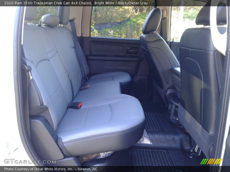 Bright White / Black/Diesel Gray 2020 Ram 3500 Tradesman Crew Cab 4x4 Chassis