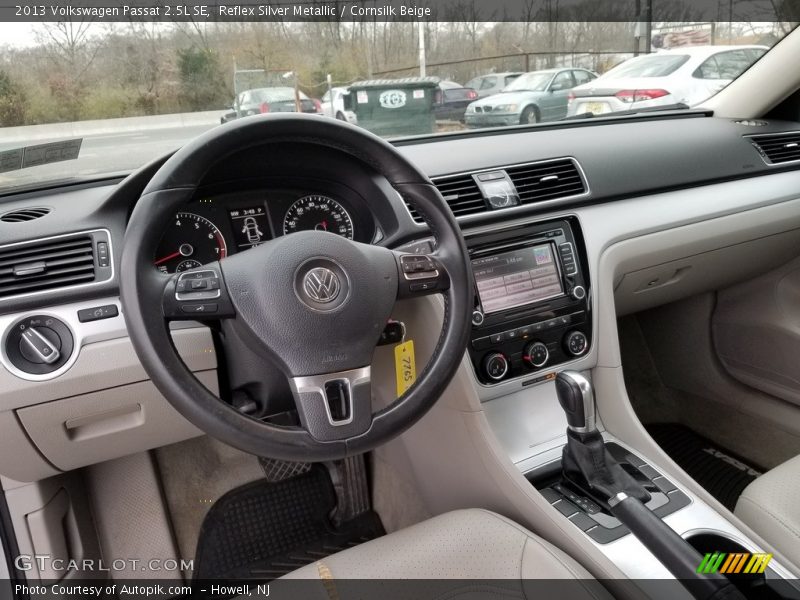 Reflex Silver Metallic / Cornsilk Beige 2013 Volkswagen Passat 2.5L SE