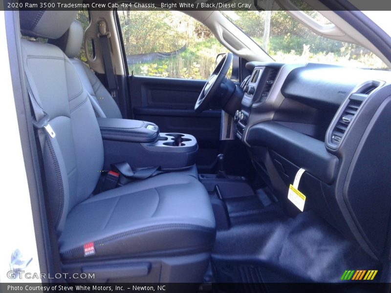 Bright White / Black/Diesel Gray 2020 Ram 3500 Tradesman Crew Cab 4x4 Chassis