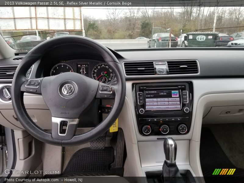 Reflex Silver Metallic / Cornsilk Beige 2013 Volkswagen Passat 2.5L SE