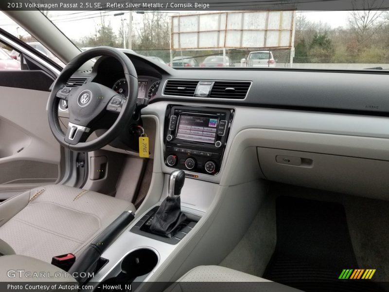 Reflex Silver Metallic / Cornsilk Beige 2013 Volkswagen Passat 2.5L SE