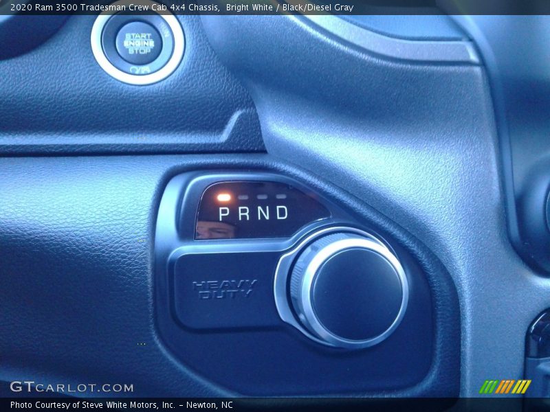 Bright White / Black/Diesel Gray 2020 Ram 3500 Tradesman Crew Cab 4x4 Chassis