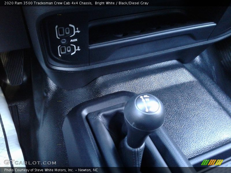 Bright White / Black/Diesel Gray 2020 Ram 3500 Tradesman Crew Cab 4x4 Chassis