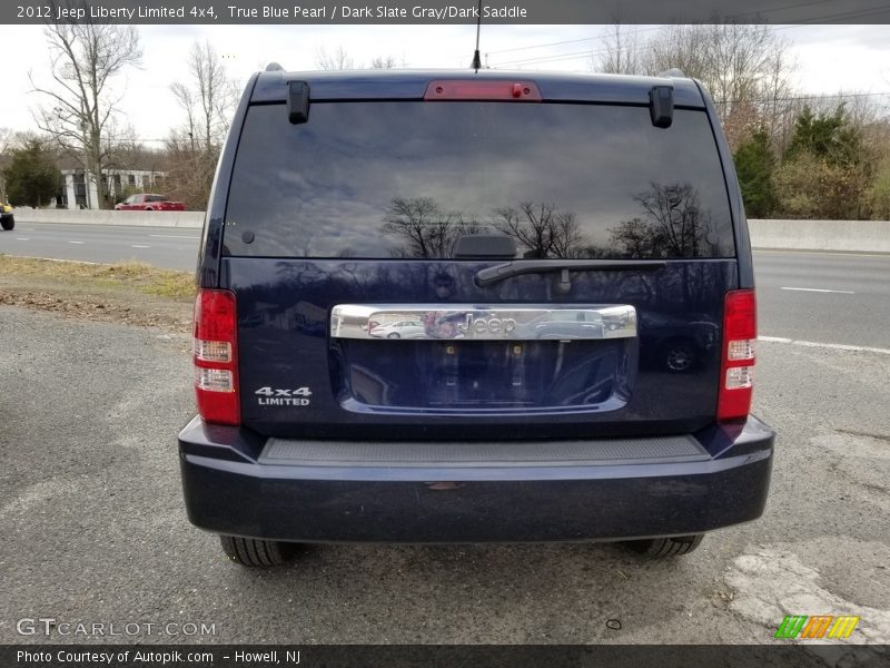 True Blue Pearl / Dark Slate Gray/Dark Saddle 2012 Jeep Liberty Limited 4x4