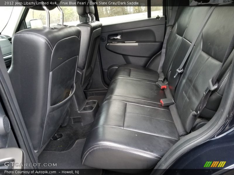 True Blue Pearl / Dark Slate Gray/Dark Saddle 2012 Jeep Liberty Limited 4x4