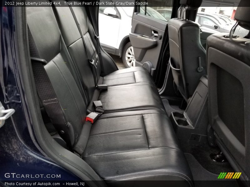 True Blue Pearl / Dark Slate Gray/Dark Saddle 2012 Jeep Liberty Limited 4x4