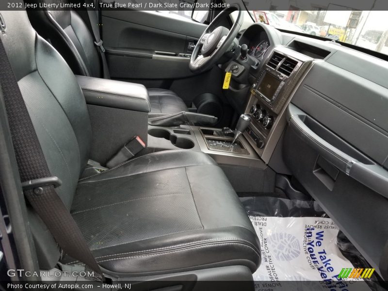 True Blue Pearl / Dark Slate Gray/Dark Saddle 2012 Jeep Liberty Limited 4x4
