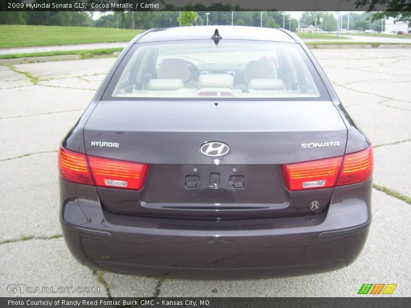Cocoa Metallic / Camel 2009 Hyundai Sonata GLS