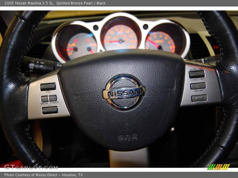 Spirited Bronze Pearl / Black 2005 Nissan Maxima 3.5 SL
