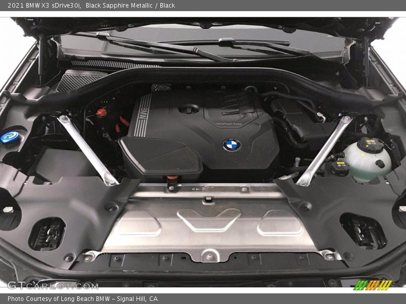 Black Sapphire Metallic / Black 2021 BMW X3 sDrive30i