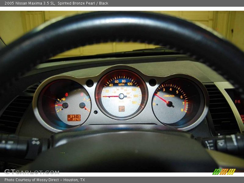 Spirited Bronze Pearl / Black 2005 Nissan Maxima 3.5 SL