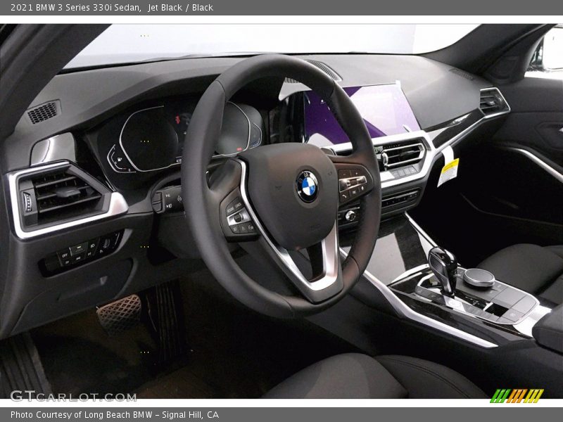 Jet Black / Black 2021 BMW 3 Series 330i Sedan