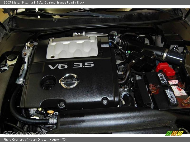 Spirited Bronze Pearl / Black 2005 Nissan Maxima 3.5 SL